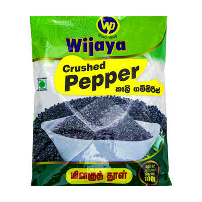 Wijaya Crushed Pepper 100g, front of pack